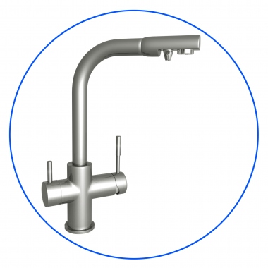 Quadrupole Chrome Plated Water Faucet FXFCH13-4-M_K 