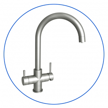 Quadrupole Chrome Plated Water Faucet FXFCH14-4-M_K